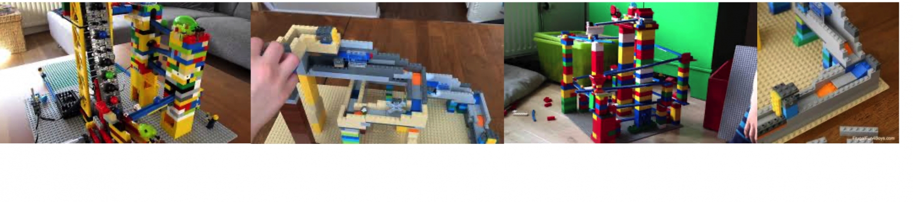 LEGO KNIKKERBAAN BOUWEN   (LEEG)
